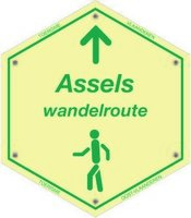 Routebordje Assels Wandelroute