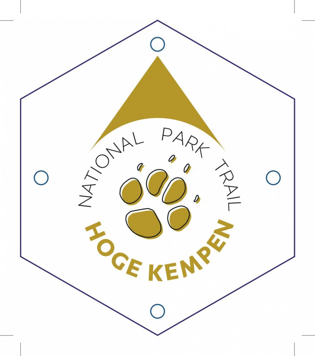 Routebordje Nationaal park Hoge Kempen - Etappe 4: Duinengordel - Thorpark