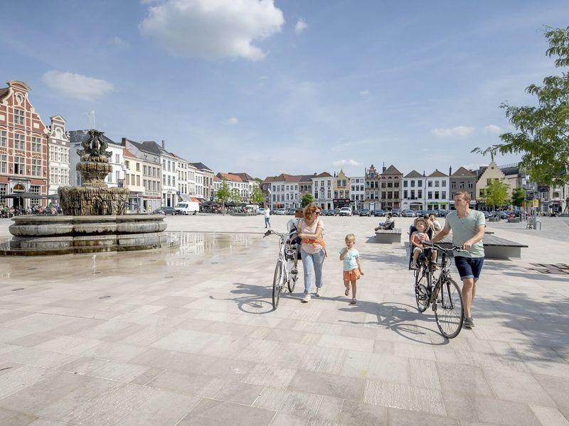 Schelde fietsroute tussen Oudenaarde en Kluisbergen