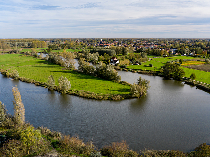  Dwars door Nationaal Park Scheldevallei fietsroute