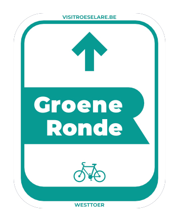 Routebordje Groene Ronde Roeselare