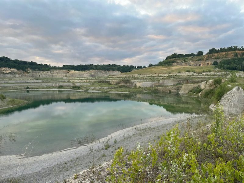 Groeve wandelroute Sint-Pietersberg bij Maastricht 7km (geel)